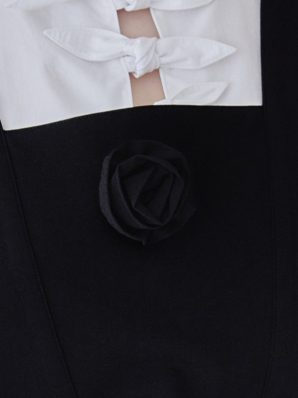 Rose pleated apron dress ブラック size:M model:173cm Olesia