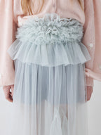 Frill tulle skirt & shorts set ミント size:M model:173cm ALINA