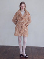 Fur coat アニマル size:M model:173cm ALINA