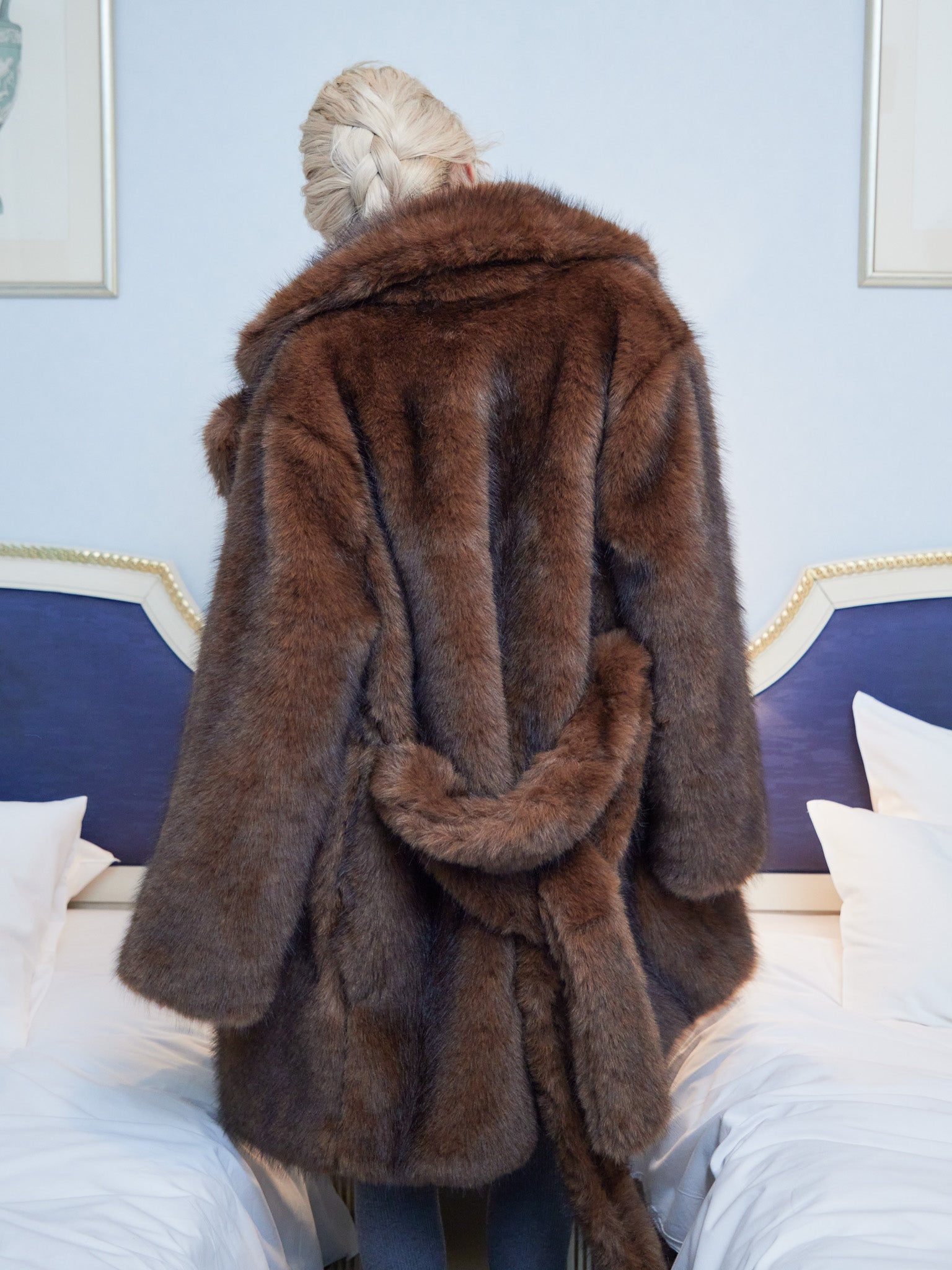 Fur coat ブラウン size:M model:163cm MINAMI