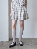 High waist volume short pants グレー size:M model:170cm ALICE