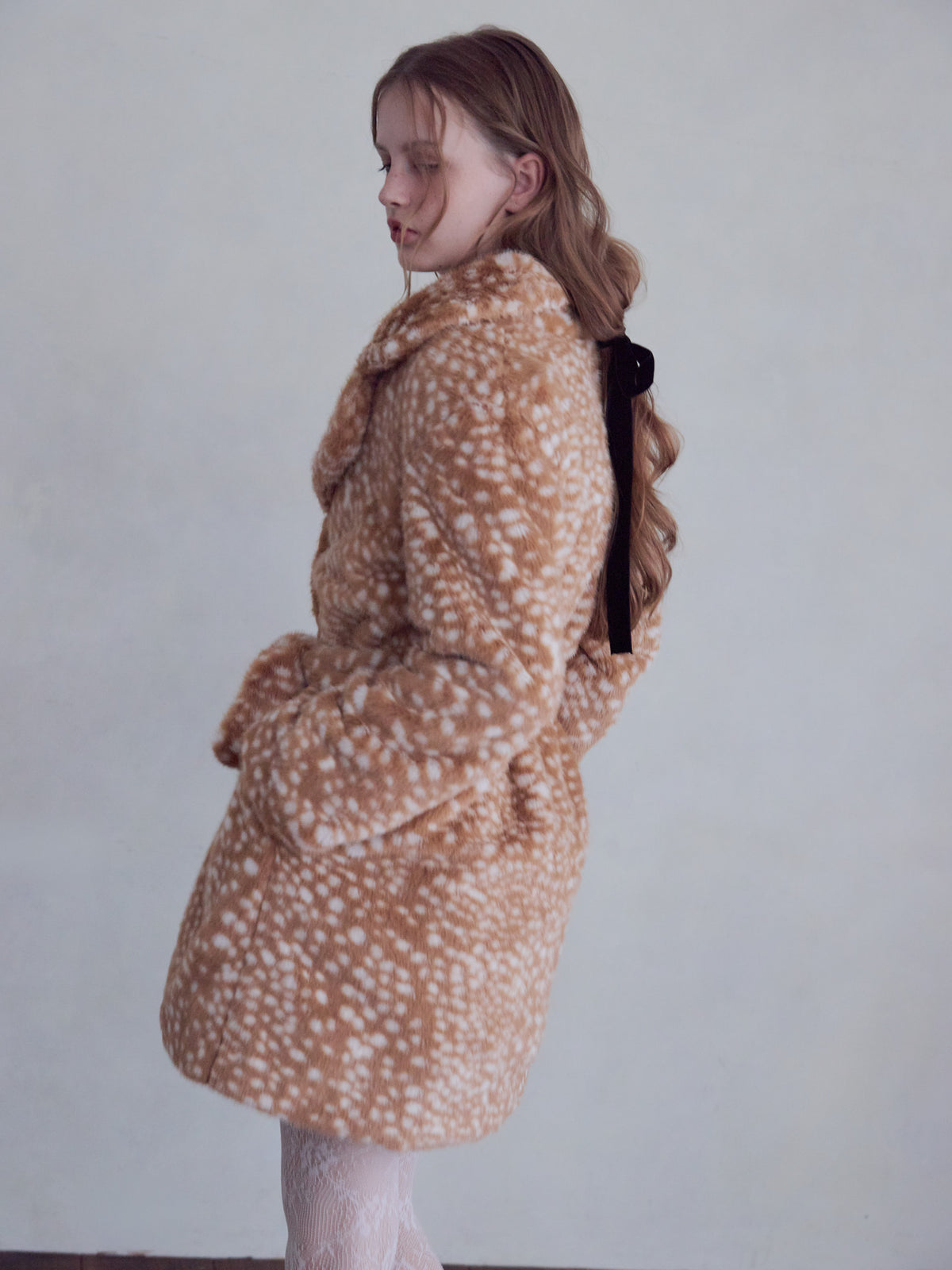 Fur coat アニマル size:M model:173cm ALINA