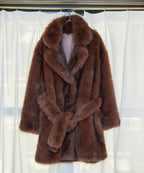 Fur coat ブラウン size:M model:163cm MINAMI