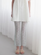 Heart trimming lace pants ミント size:M model:174cm LERA