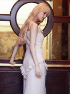 Mohair crochet cami dress ピンク size:M model:163cm MINAMI