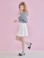 Rose pleated apron dress ホワイト size:M model:173cm Olesia