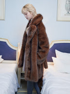 Fur coat ブラウン size:M model:163cm MINAMI