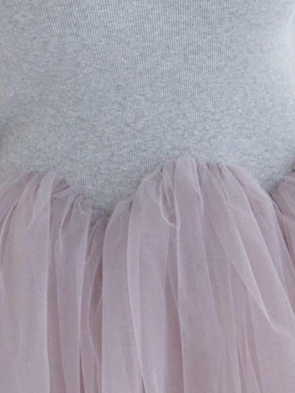 Volume tulle skirt tank dress グレー size:M model:173cm Olesia