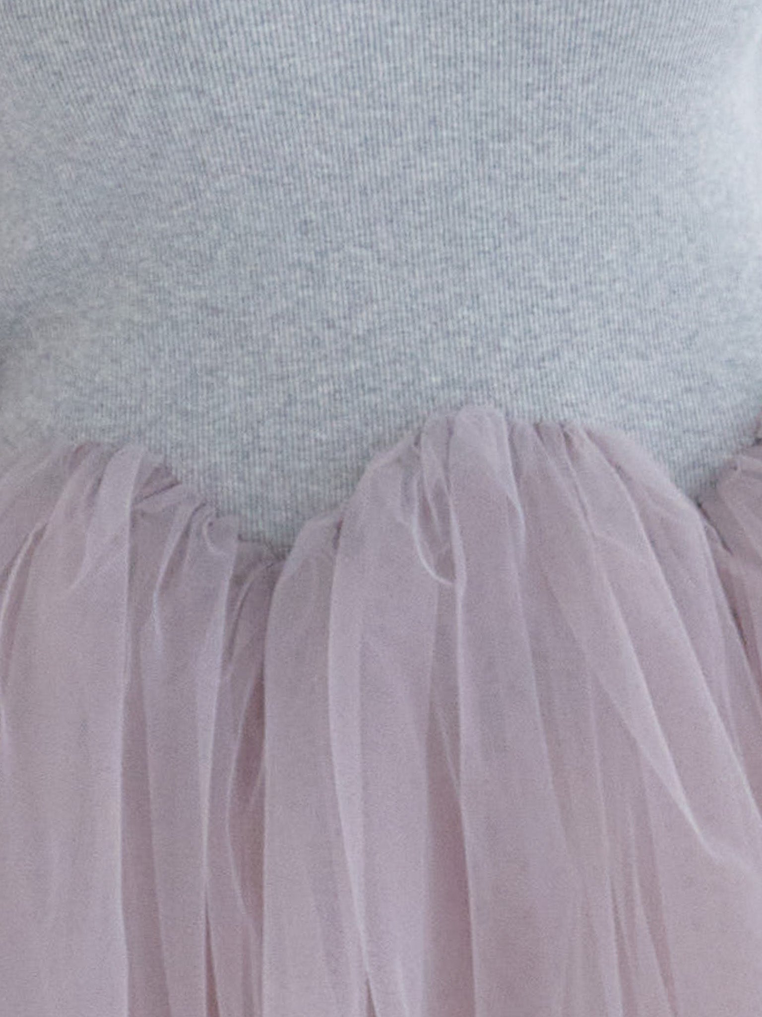 Volume tulle skirt tank dress グレー size:M model:173cm Olesia