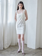 Low belt lace mini dress ホワイト size:M model:170cm ALICE