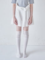High waist volume short pants ホワイト size:M model:170cm ALICE