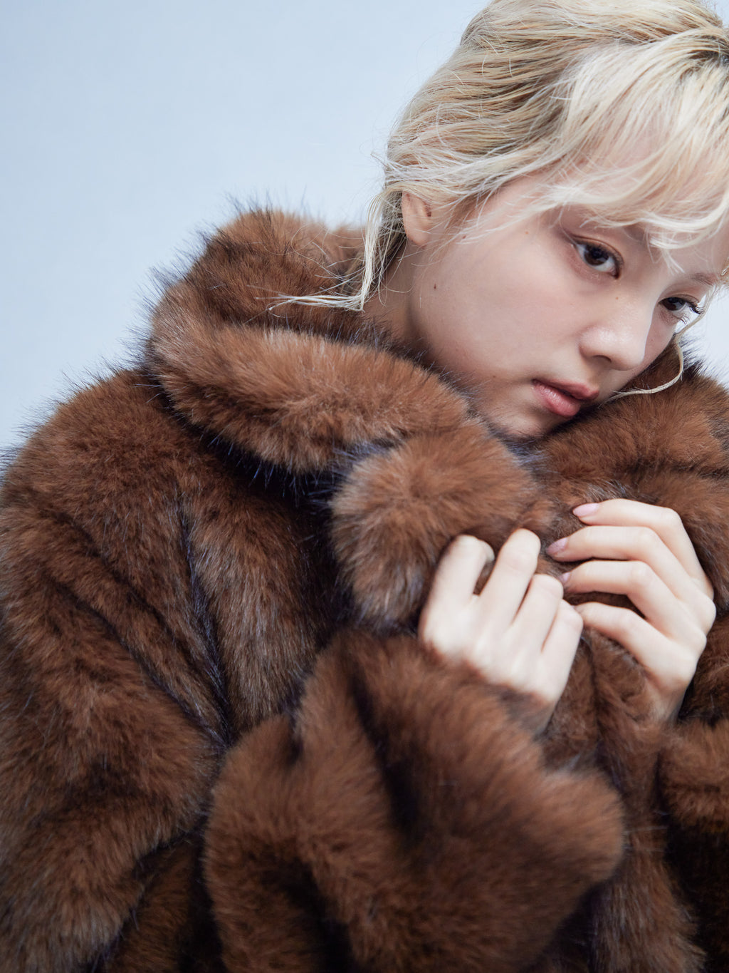 Fur coat ブラウン size:M model:163cm MINAMI