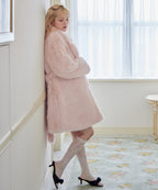 Fur coat ピンク size:M model:163cm MINAMI