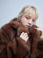 Fur coat ブラウン size:M model:163cm MINAMI
