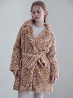 Fur coat アニマル size:M model:173cm ALINA