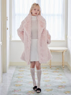 Fur coat ピンク size:M model:163cm MINAMI