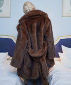 Fur coat ブラウン size:M model:163cm MINAMI