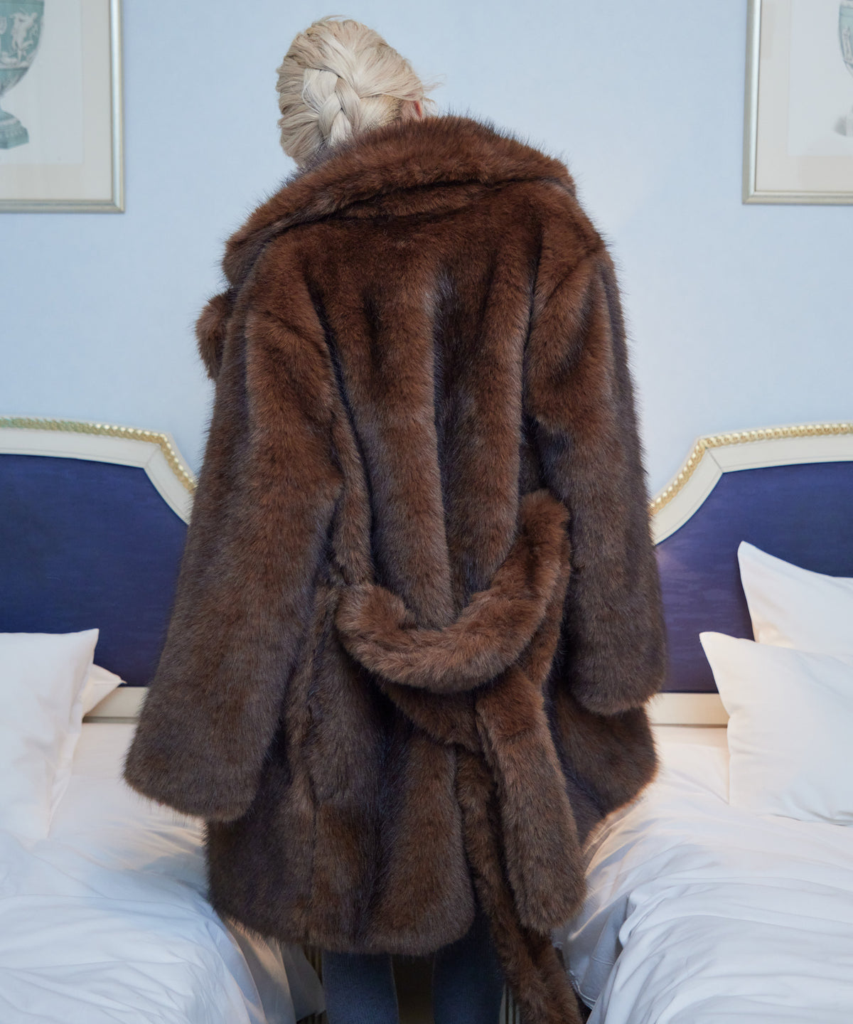 Fur coat ブラウン size:M model:163cm MINAMI