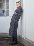 Tulip embroidered dress ブラック size:M model:174cm KATERYNA