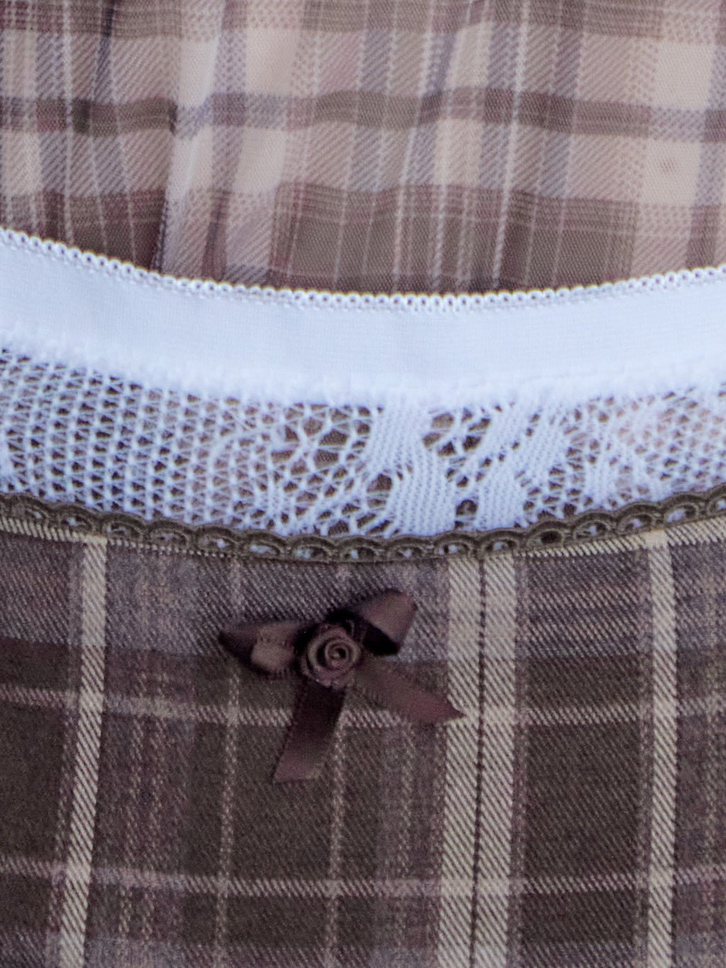 Hem flare mini skirt ブラウン size:M model:161cm 富樫かなえ