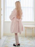 Fur coat ピンク size:M model:163cm MINAMI