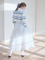 Tulle tiered volume skirt ホワイト size:M model:174cm KATERYNA