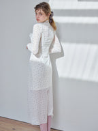 Tulle print dress & bra ホワイト size:M model:174cm KATERYNA