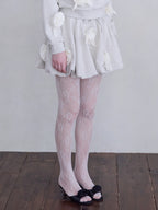 Many rose sweat balloon skirt グレー size:M model:173cm ALINA