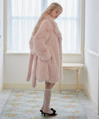 Fur coat ピンク size:M model:163cm MINAMI
