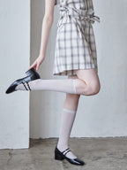 High waist volume short pants グレー size:M model:170cm ALICE