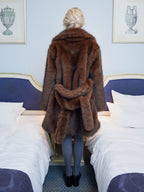 Fur coat ブラウン size:M model:163cm MINAMI