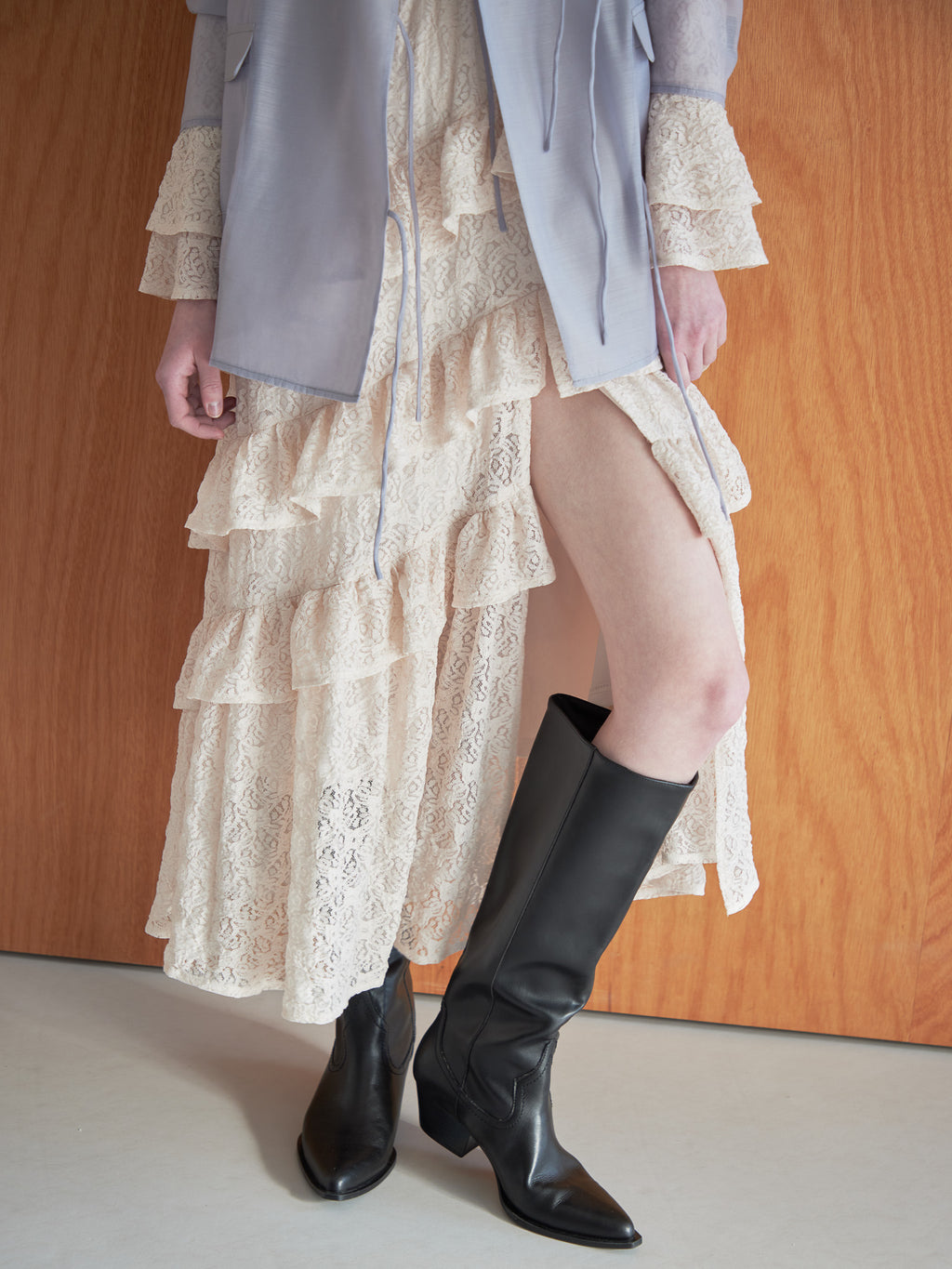 Hoodie race dress ピンク size:M model:174cm LERA