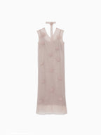 Rose tulle dress ピンク
