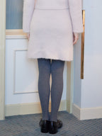 Shaggy mini skirt ピンクベージュ size:M model:163cm MINAMI