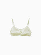 Satin bra top ライム