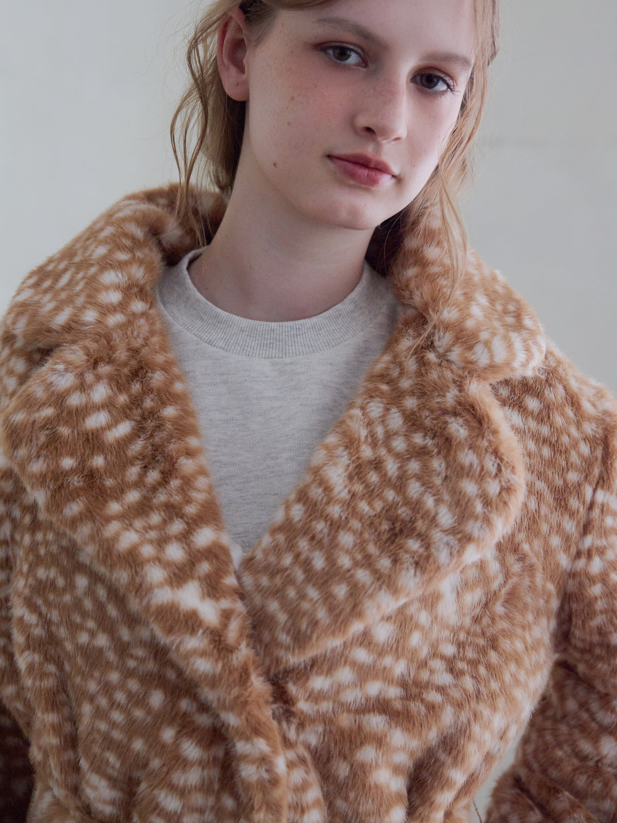 Fur coat アニマル size:M model:173cm ALINA