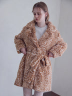 Fur coat アニマル size:M model:173cm ALINA