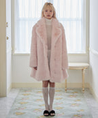 Fur coat ピンク size:M model:163cm MINAMI