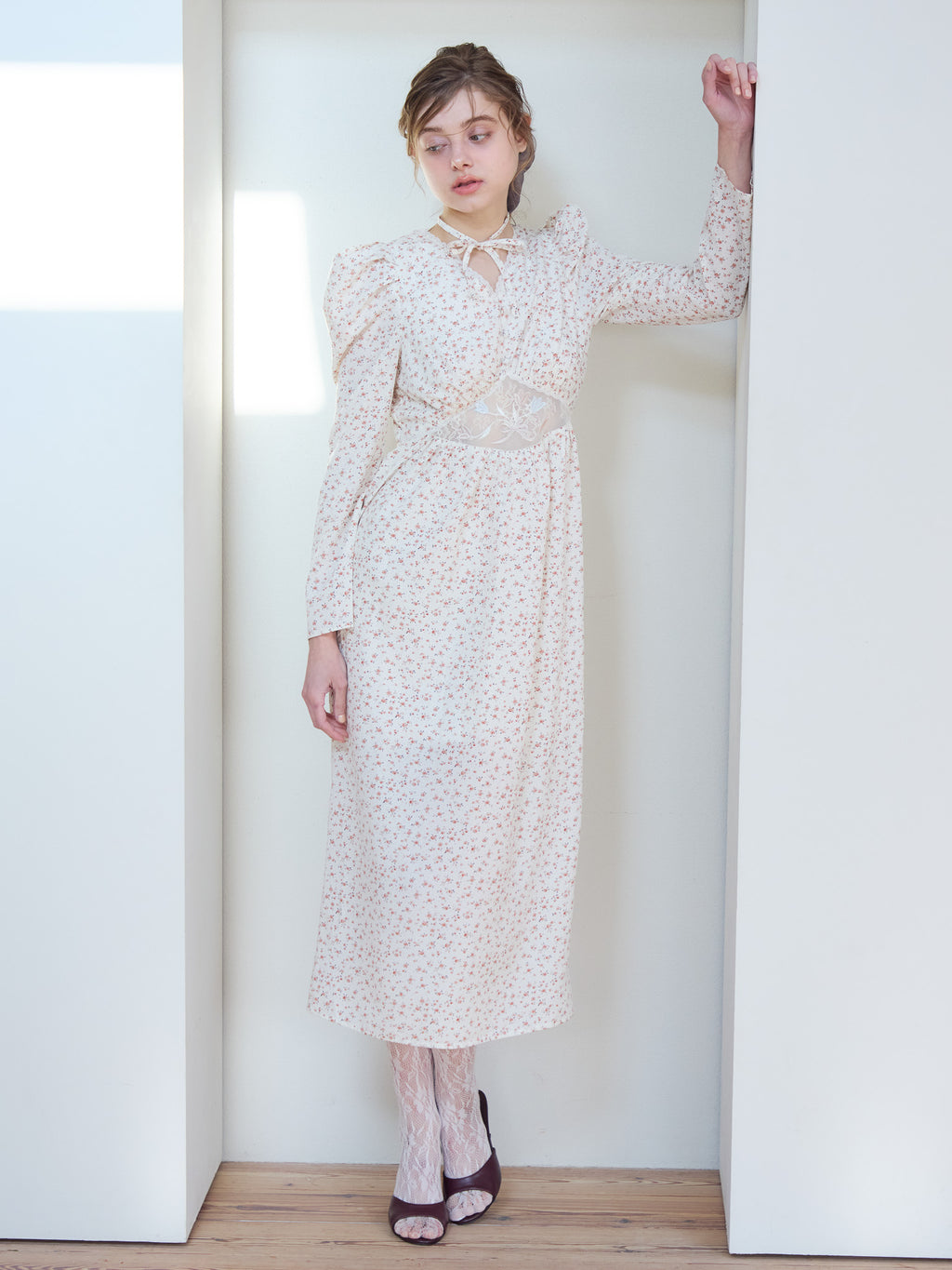 Tulip embroidered dress ホワイト size:M model:174cm KATERYNA