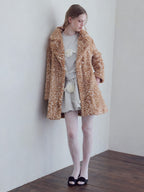 Fur coat アニマル size:M model:173cm ALINA