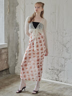 Teddy bear tulle skirt ピンク size:M model:173cm DASHA.G