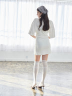 Logo T-shirt dress ホワイト size:M model:172cm GINEVRA