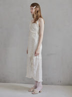 Frill slit cami dress ホワイト size:M model:173cm DASHA.G