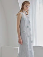 Rose tulle dress ミント size:M model:175cm MARTA