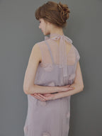 Rose tulle dress ピンク size:M model:175cm MARTA
