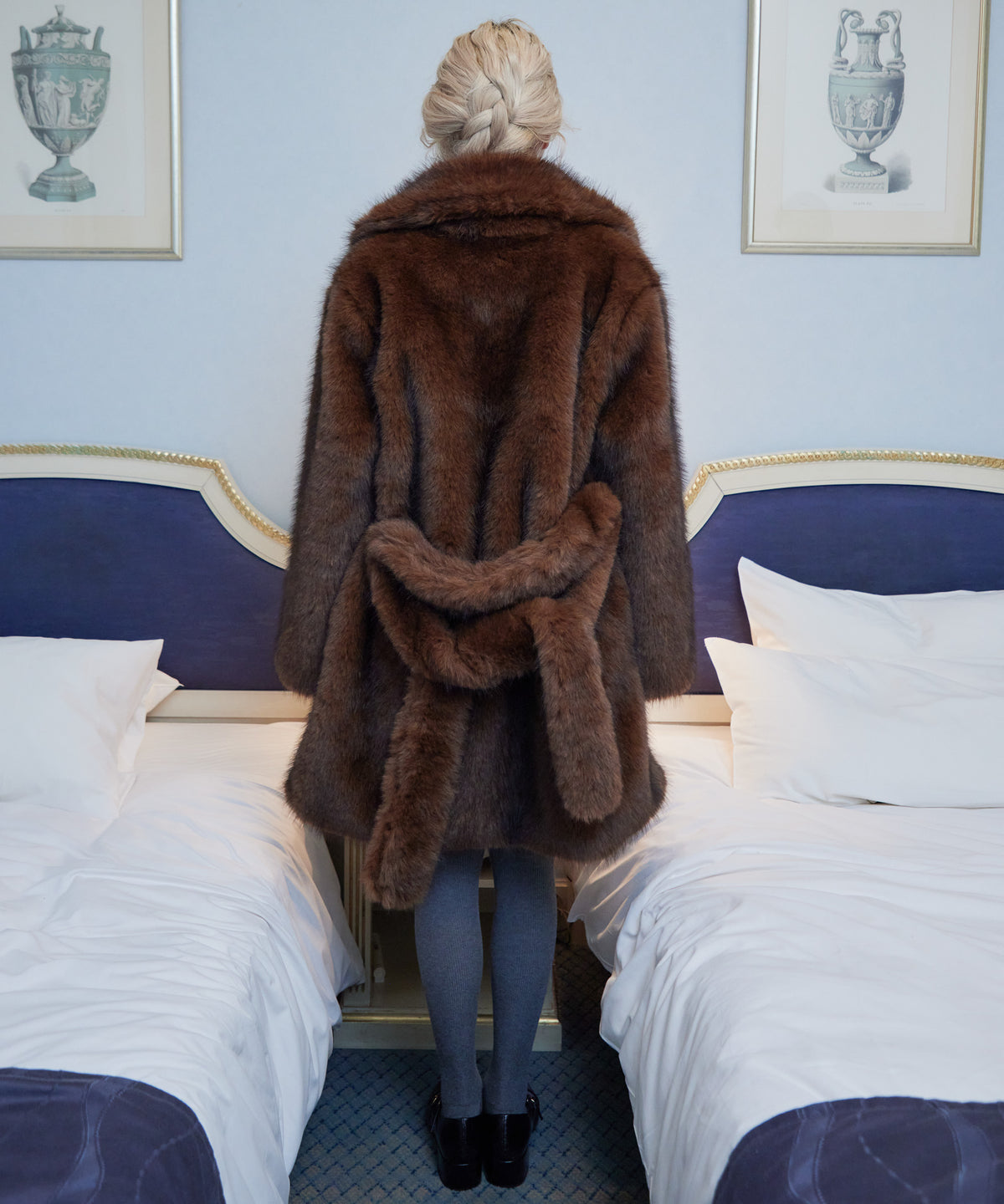 Fur coat ブラウン size:M model:163cm MINAMI