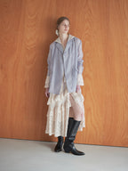 Hoodie race dress ピンク size:M model:174cm LERA