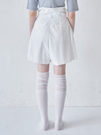High waist volume short pants ホワイト size:M model:170cm ALICE