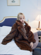 Fur coat ブラウン size:M model:163cm MINAMI