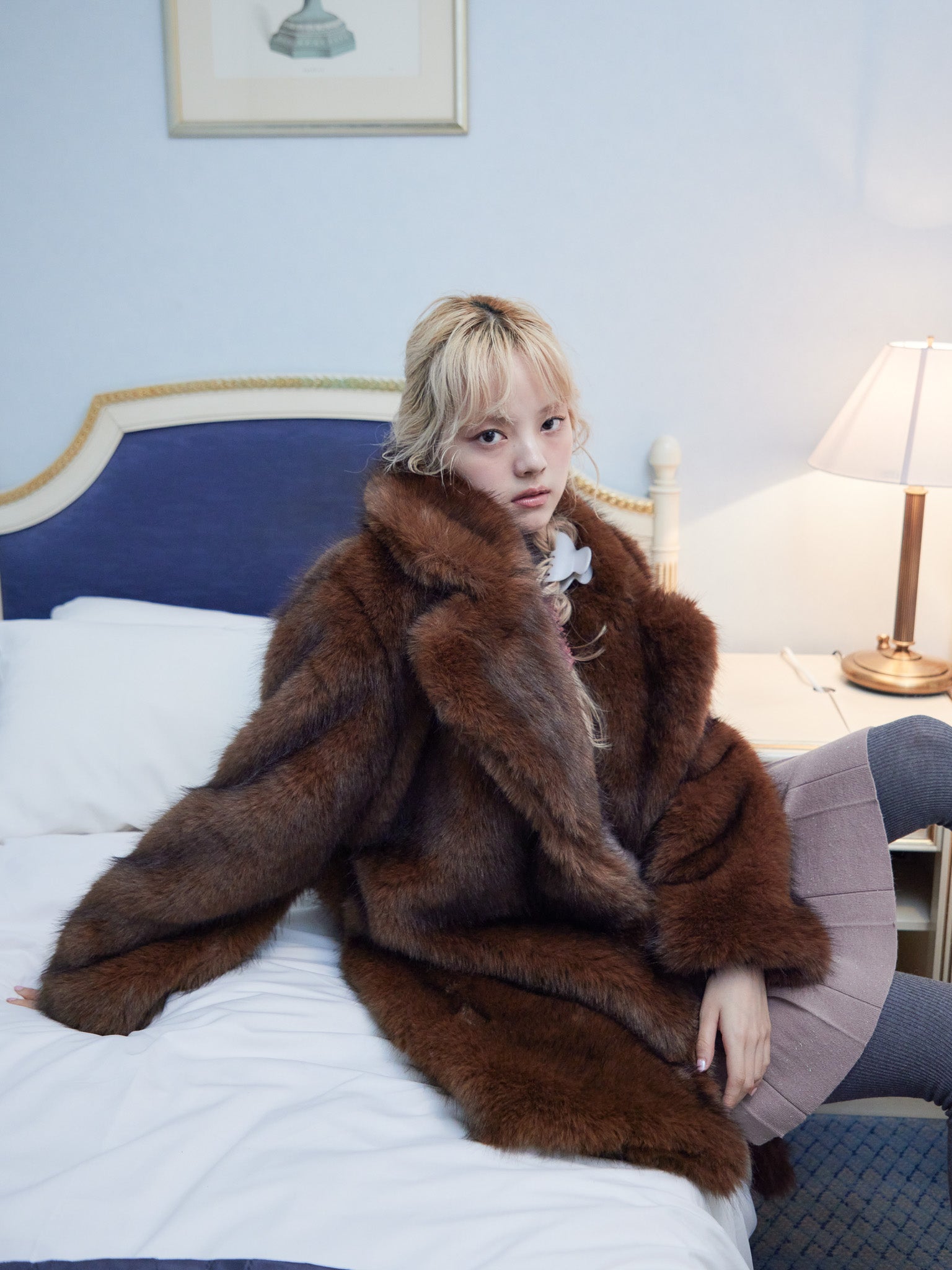 Fur coat ブラウン size:M model:163cm MINAMI
